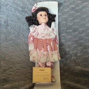 Connoisseur Collection Doll with Pink Dress